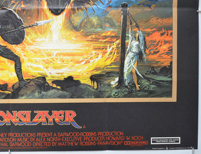 DRAGONSLAYER (Bottom Right) Cinema Quad Movie Poster 