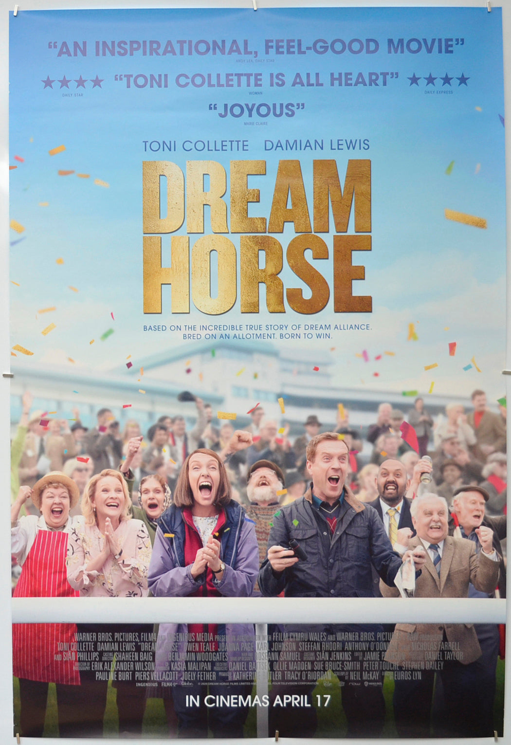 Dream Horse - Original One Sheet Poster - Film Poster - Movie Poster