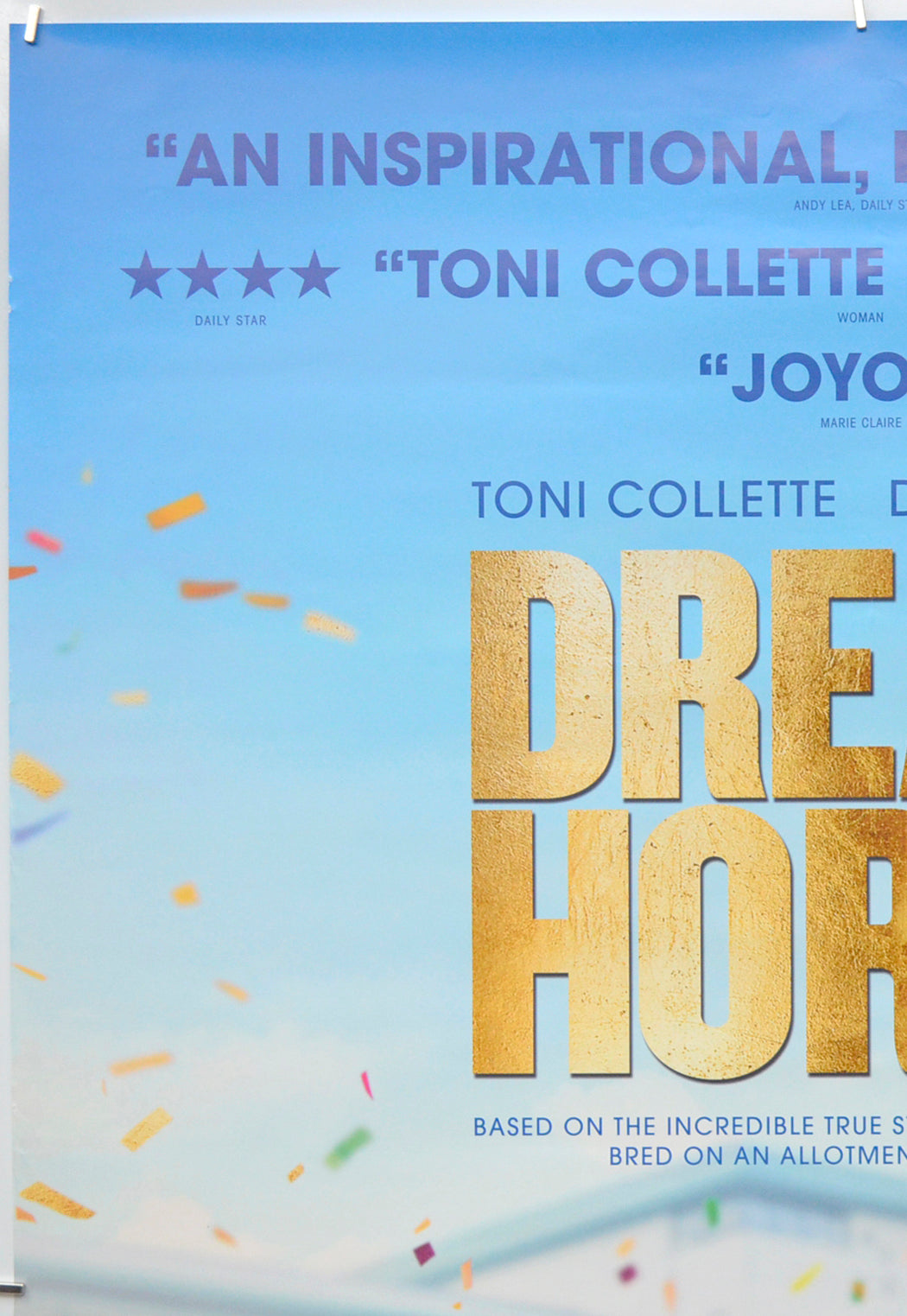 DREAM HORSE (Top Left) Cinema One Sheet Movie Poster 