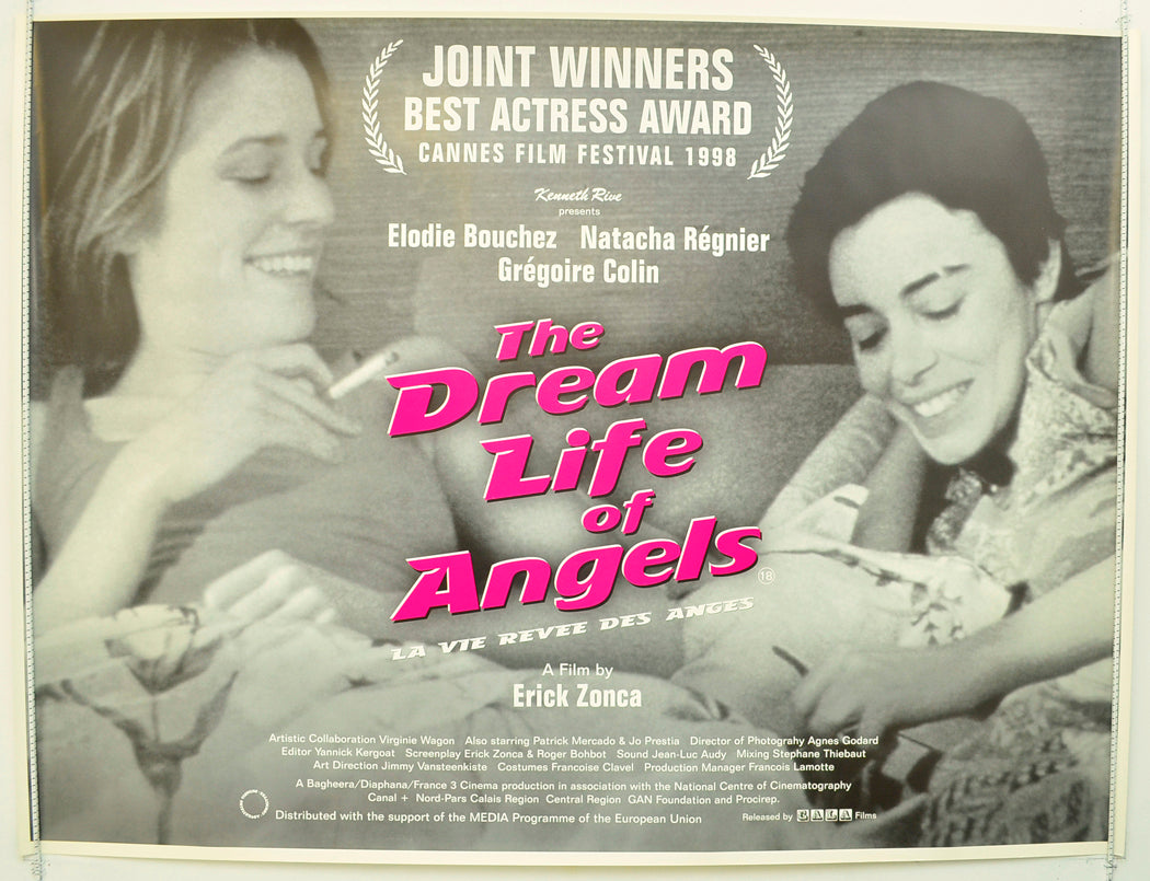 The Dream Life Of Angels  Original Quad Poster - Film Poster - Movie Poster  