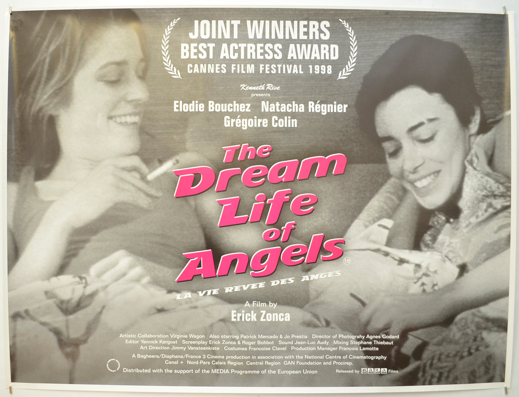 The Dream Life Of Angels (a.k.a. La Vie Revee Des Anges) Original Quad Poster - Film Poster - Movie Poster