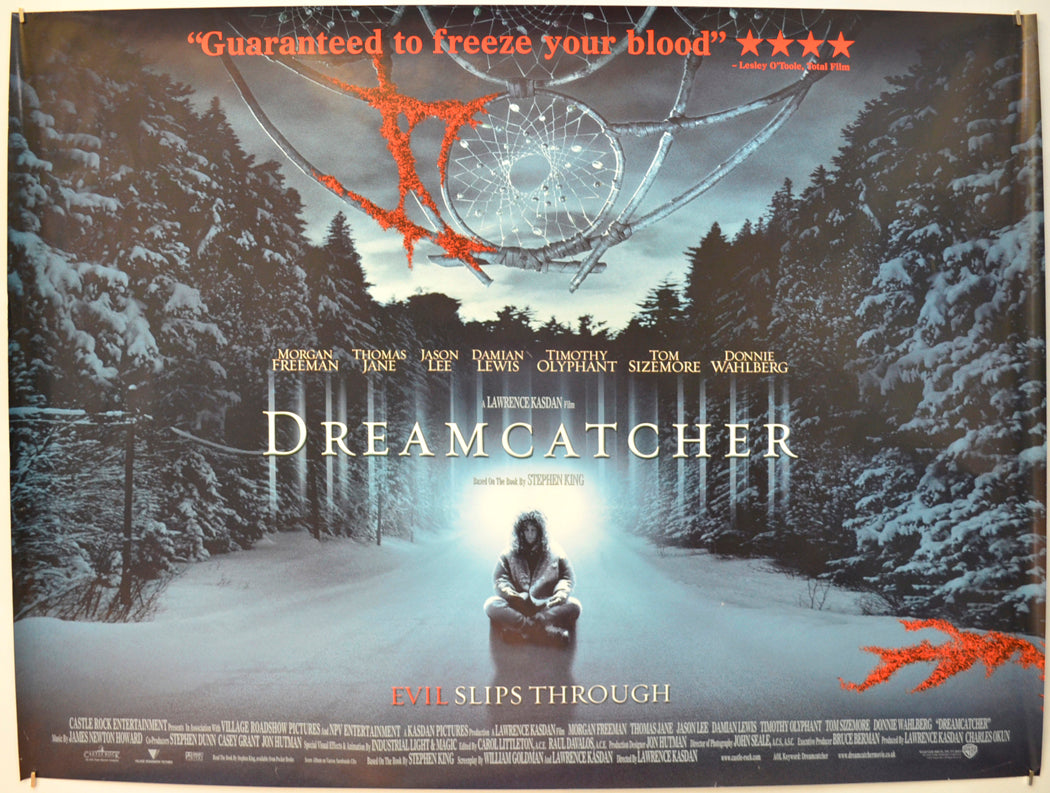 Dreamcatcher  Original Quad Poster - Film Poster - Movie Poster