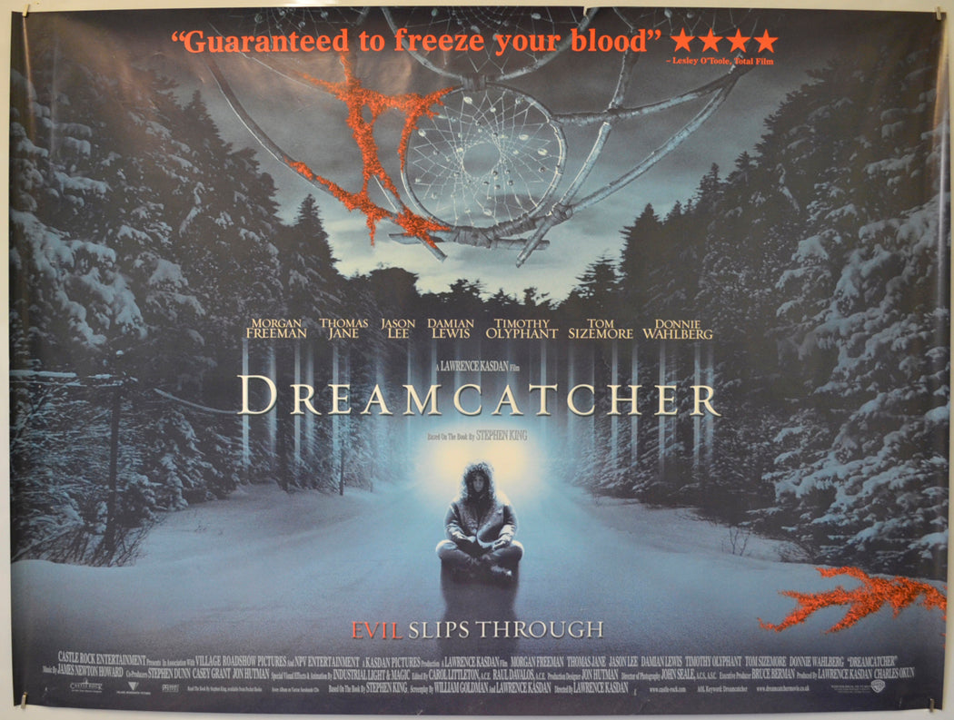 Dreamcatcher  Original Quad Poster - Film Poster - Movie Poster