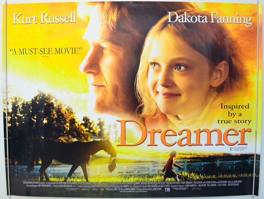 Dreamer Original British Quad Poster - Film Poster - Movie Poster 