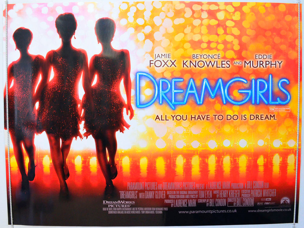 Dreamgirls Original British Quad Poster - Film Poster - Movie Poster 