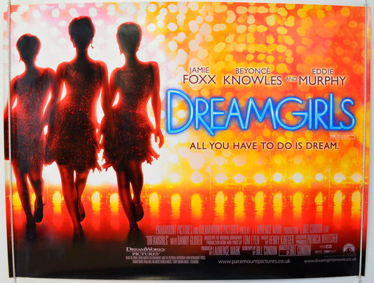 Dreamgirls Original British Quad Poster - Film Poster - Movie Poster 