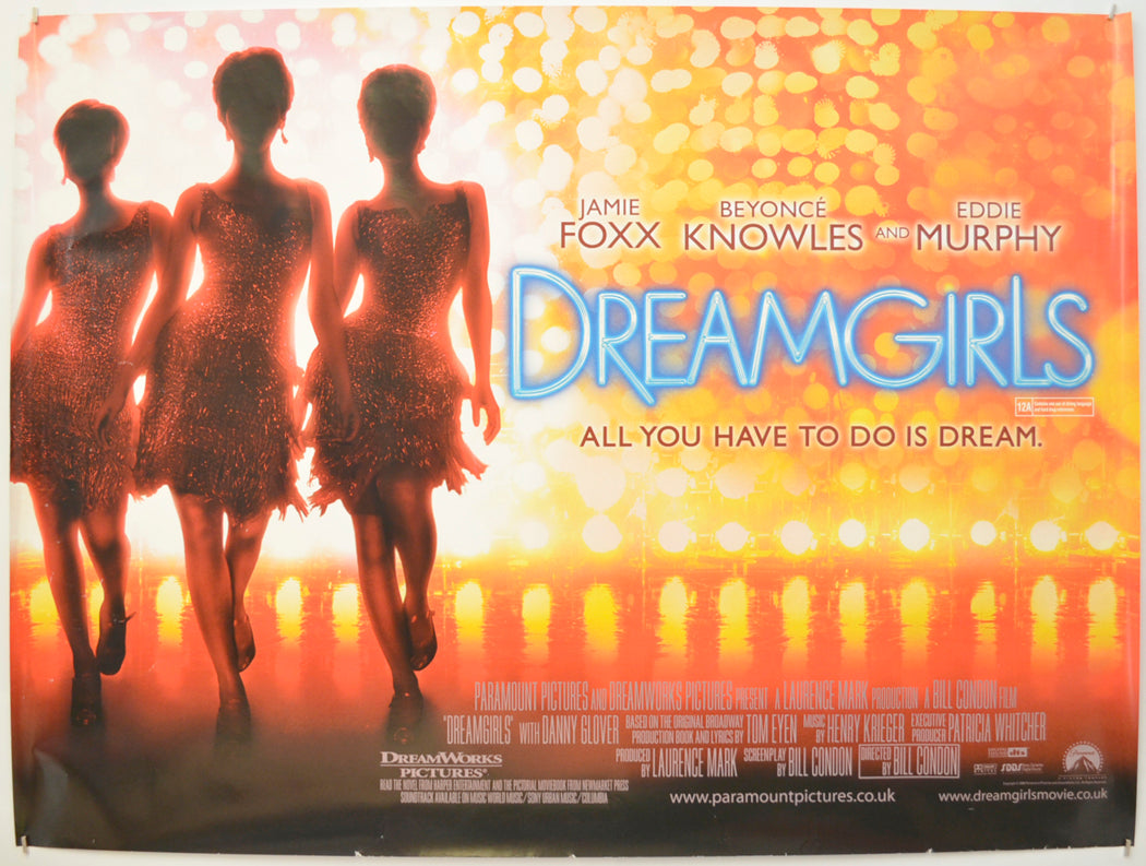 Dreamgirls Original Quad Poster - Film Poster - Movie Poster