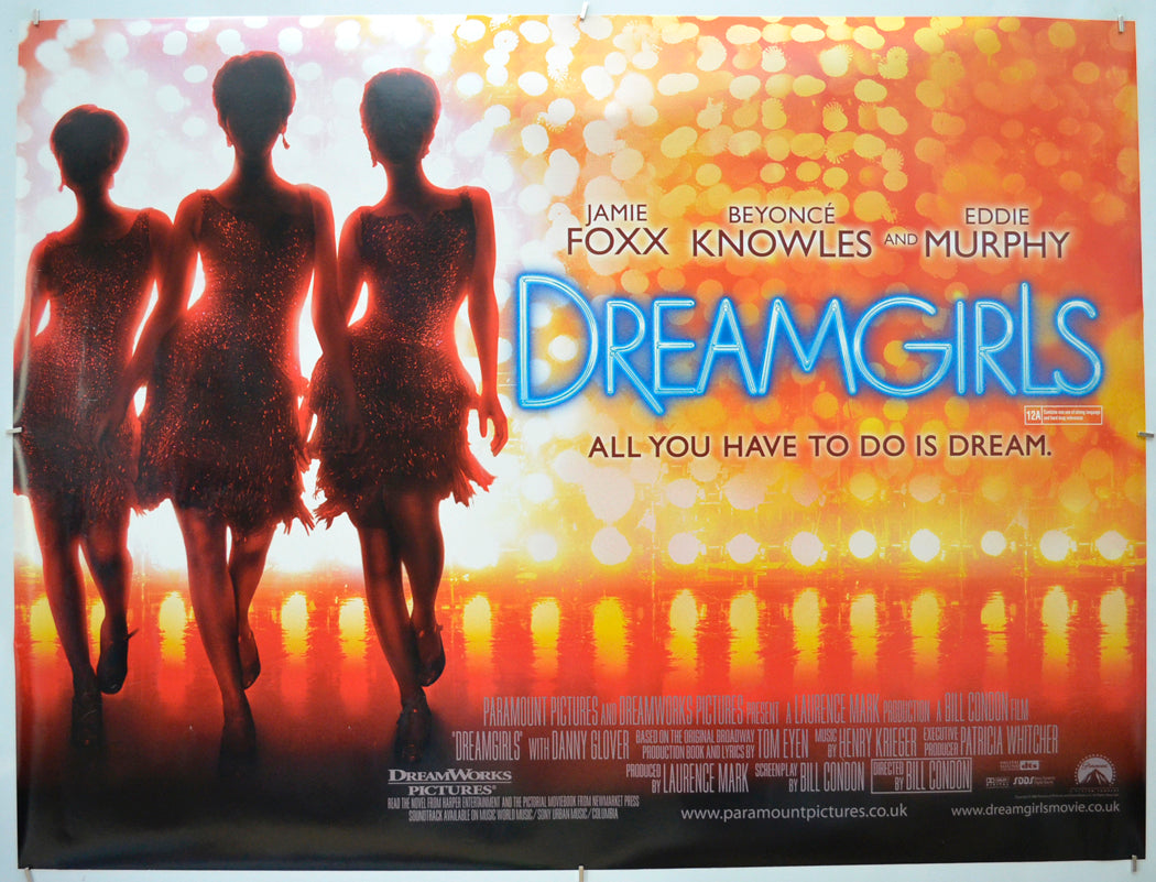 Dreamgirls Original Quad Poster - Film Poster - Movie Poster