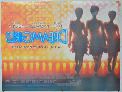 Dreamgirls (Back) Cinema Quad Movie Poster 