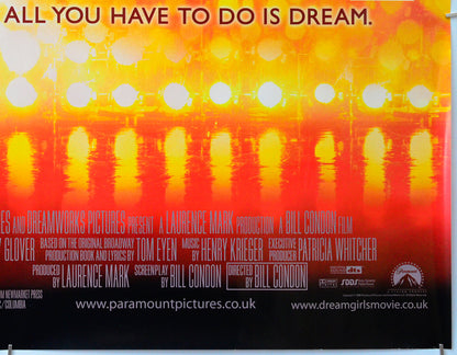 Dreamgirls (Bottom Right) Cinema Quad Movie Poster 