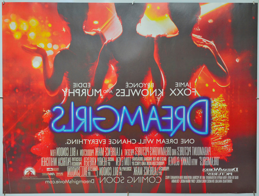 Dreamgirls (Back) Cinema Quad Movie Poster 