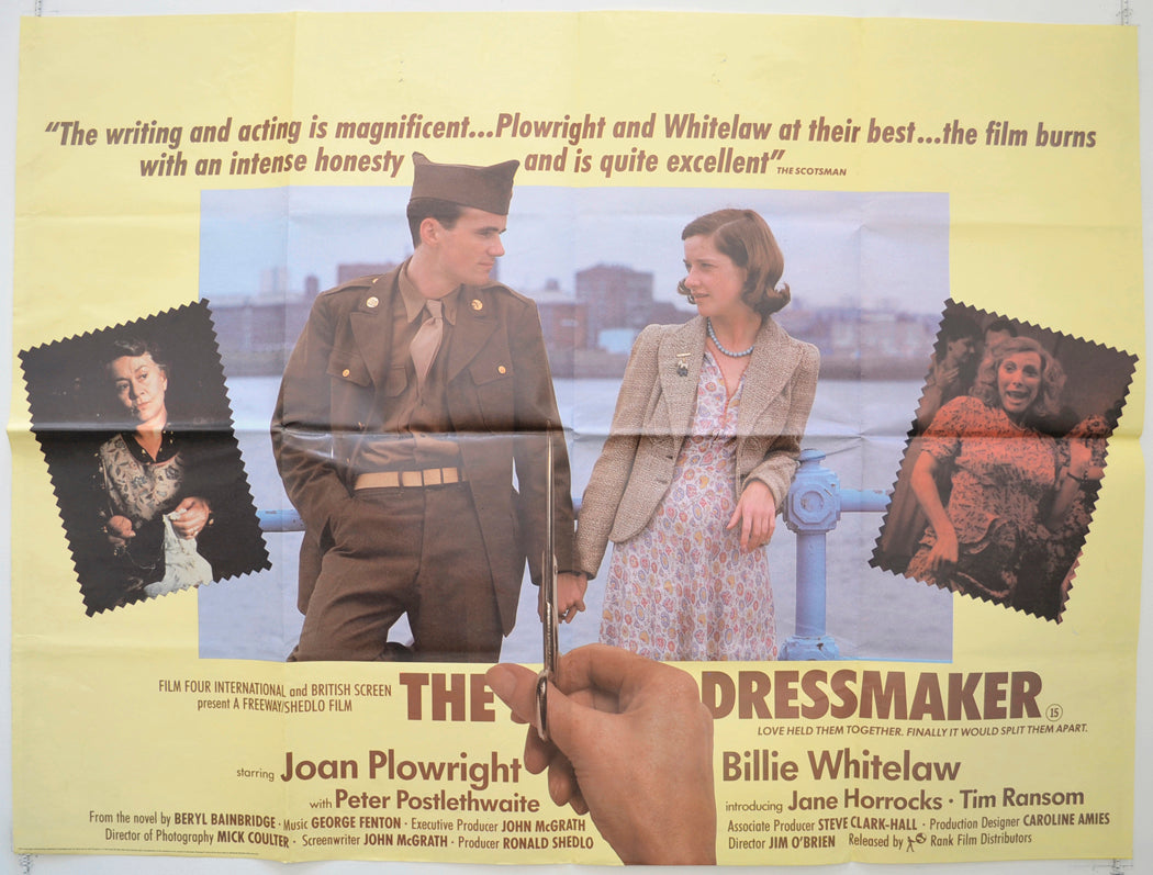 The Dressmaker  Original British Quad Poster - Film Poster - Movie Poster 