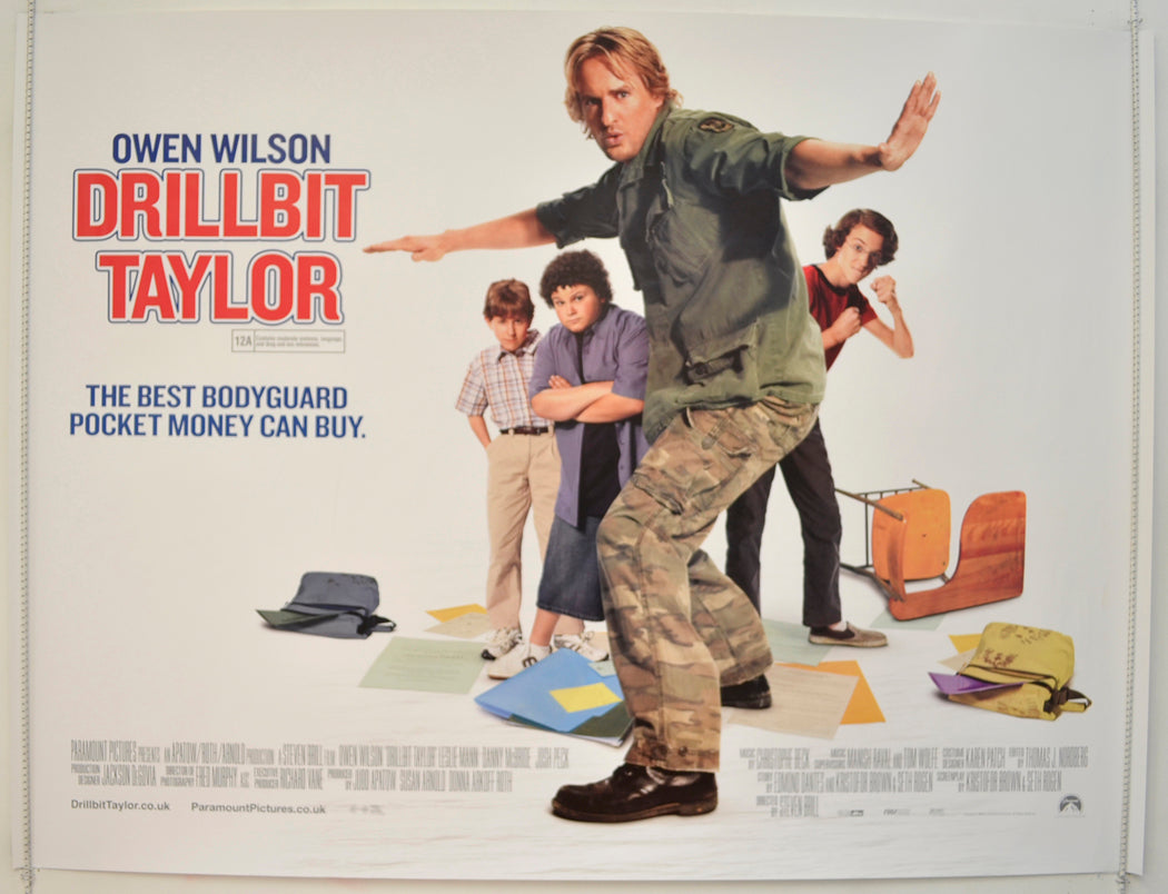 Drillbit Taylor   Original Quad Poster - Film Poster - Movie Poster 