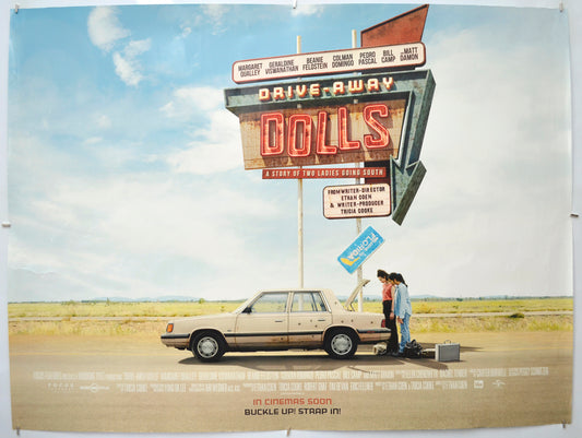 Drive-away Dolls (Teaser / Advance Version) Original Quad Poster - Film Poster - Movie Poster 