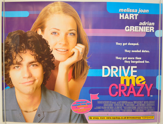 Drive Me Crazy  Original Quad Poster - Film Poster - Movie Poster 