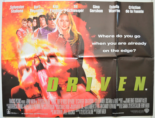 Driven  Original British Quad Poster - Film Poster - Movie Poster 