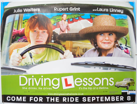 Driving Lessons Original Quad Poster - Film Poster - Movie Poster