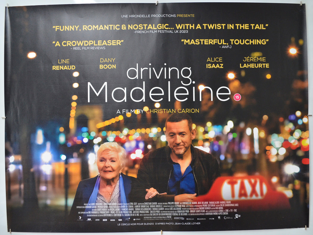 Driving Madeleine (a.k.a. Une belle course) Original Quad Poster - Film Poster - Movie Poster 