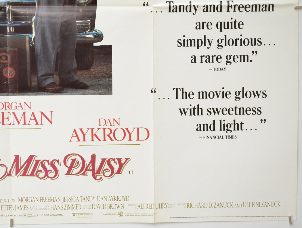 DRIVING MISS DAISY (Bottom Right) Cinema Quad Movie Poster 