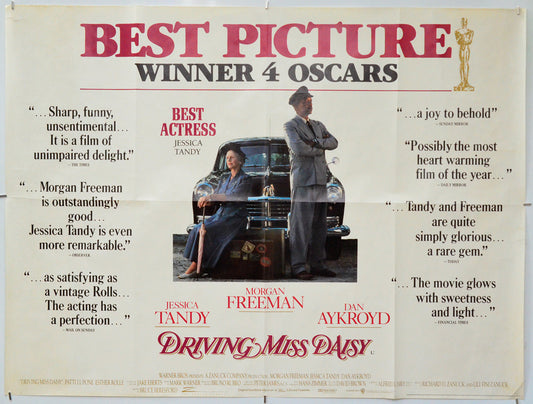 Driving Miss Daisy - Original Quad Poster - Film Poster - Movie Poster