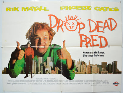 Drop Dead Fred  <h2>Original Quad Poster - Film Poster - Movie Poster