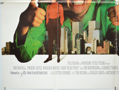 DROP DEAD FRED (Bottom Left) Cinema Quad Movie Poster 