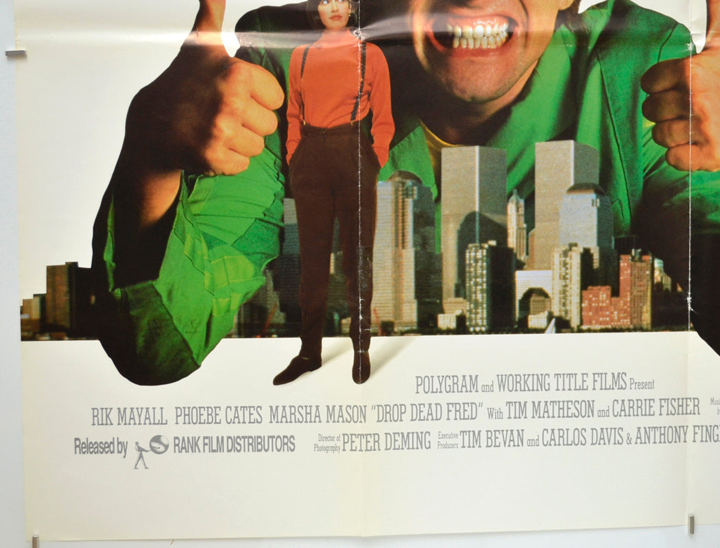 DROP DEAD FRED (Bottom Left) Cinema Quad Movie Poster 