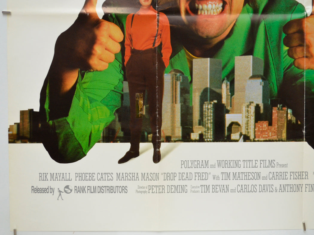 DROP DEAD FRED (Bottom Left) Cinema Quad Movie Poster 