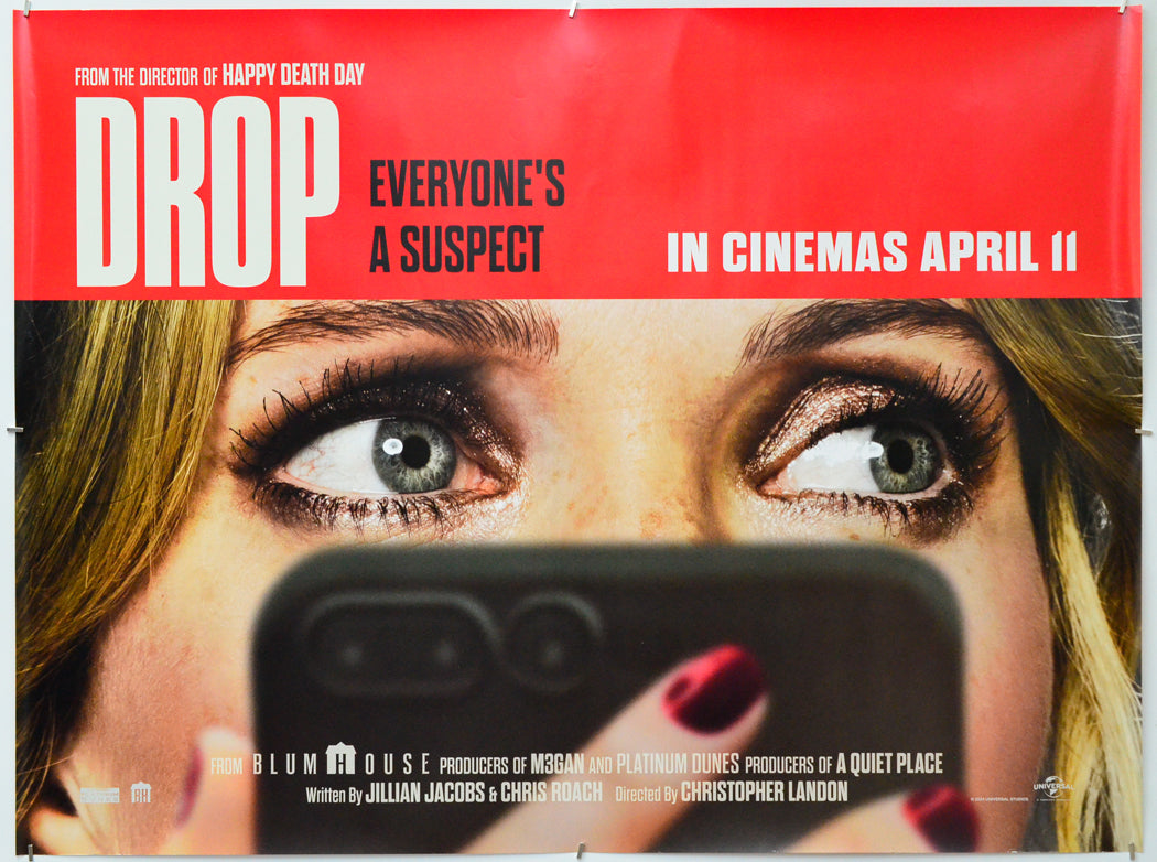 “Drop” Original Quad Poster - Film Poster - Movie Poster – pastposters