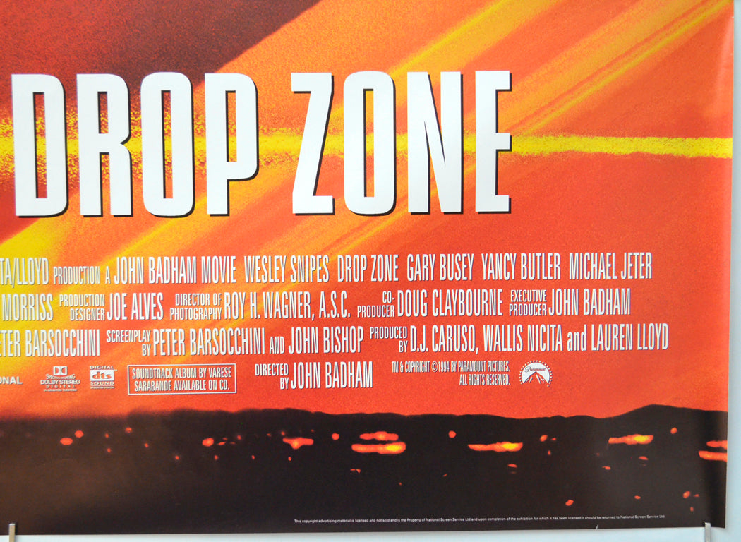 DROP ZONE (Bottom Right) Cinema Quad Movie Poster 