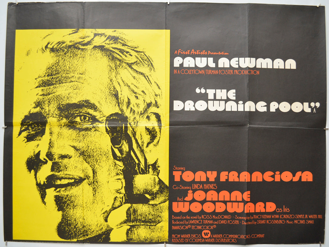 The Drowning Pool Original Quad Poster - Film Poster - Movie Poster