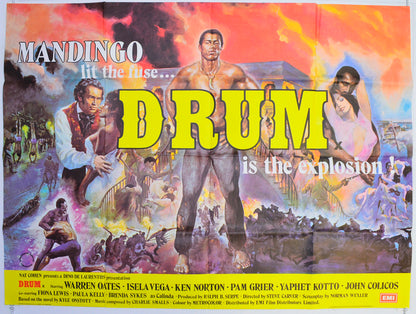 Drum  Original British Quad Poster - Film Poster - Movie Poster 