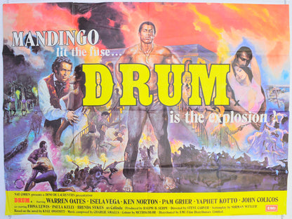 Drum  Original British Quad Poster - Film Poster - Movie Poster 