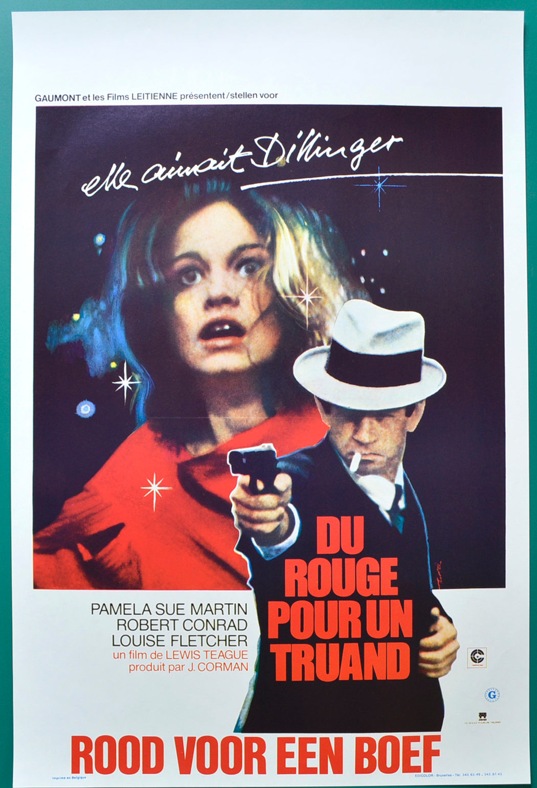 The Lady In Red  Original Belgian Poster - Film Poster - Movie Poster