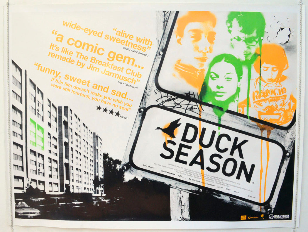 Duck Season  (a.k.a Temporada de patos)   Original British Quad Poster - Film Poster - Movie Poster 