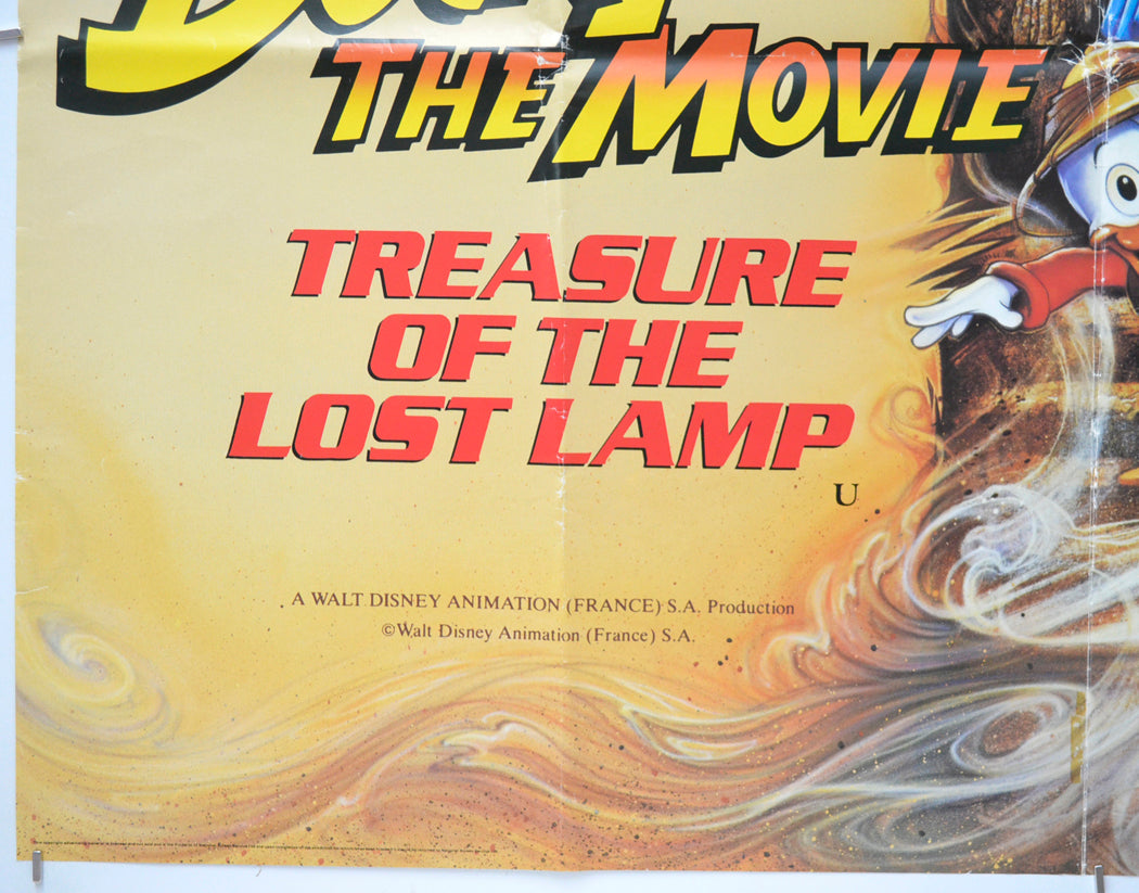 DUCKTALES THE MOVIE: TREASURE OF THE LOST LAMP (Bottom Left) Cinema Quad Movie Poster 