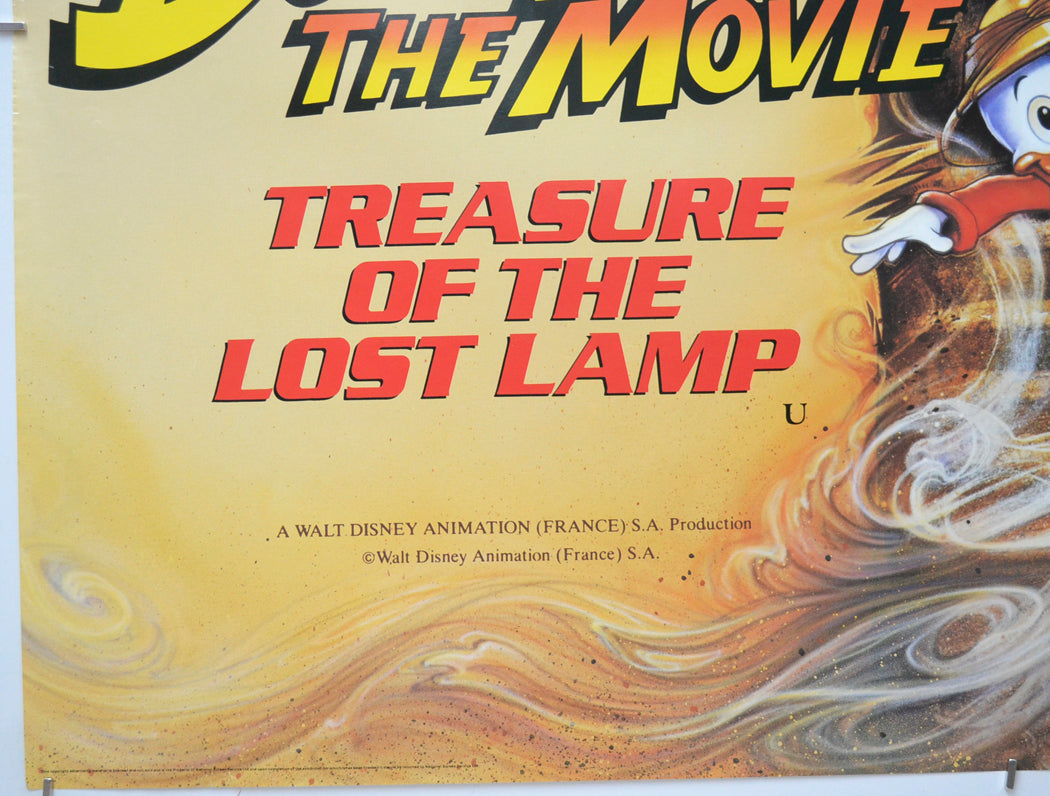 DUCKTALES THE MOVIE: TREASURE OF THE LOST LAMP (Bottom Left) Cinema Quad Movie Poster 