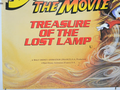 DUCKTALES THE MOVIE: TREASURE OF THE LOST LAMP (Bottom Left) Cinema Quad Movie Poster 