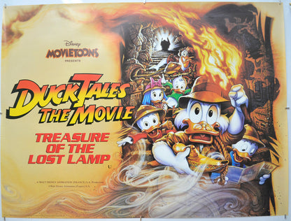 DuckTales the Movie: Treasure of the Lost Lamp (a.k.a. Duck Tales the Movie)  Original Quad Poster - Film Poster - Movie Poster