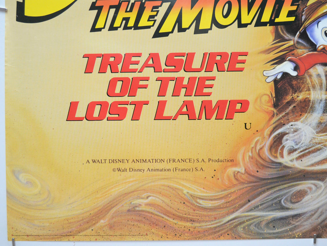 DUCKTALES THE MOVIE: TREASURE OF THE LOST LAMP (Bottom Left) Cinema Quad Movie Poster 