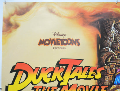 DUCKTALES THE MOVIE: TREASURE OF THE LOST LAMP (Top Left) Cinema Quad Movie Poster 