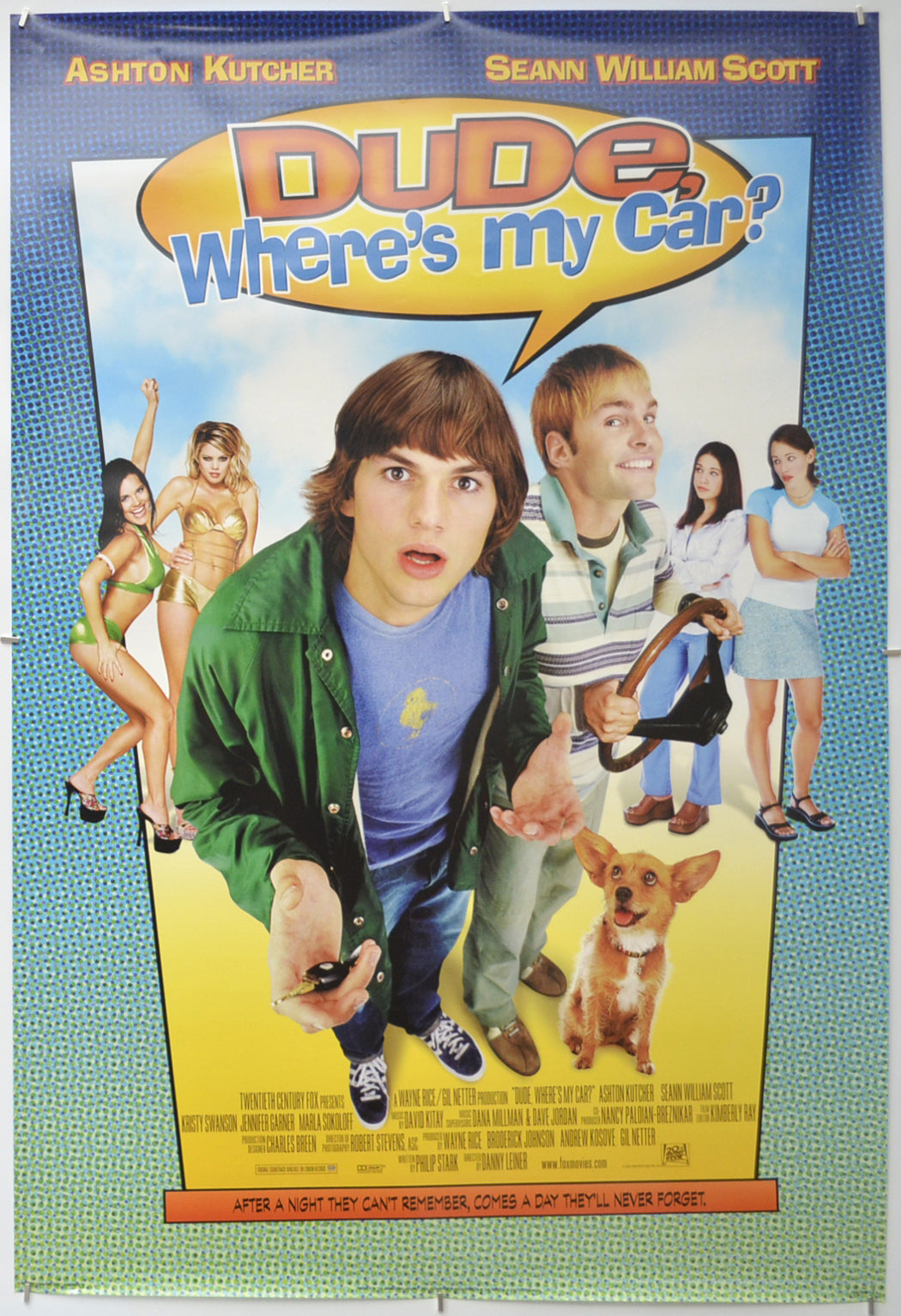 Dude, Where’s My Car?   Original One Sheet Poster - Film Poster - Movie Poster