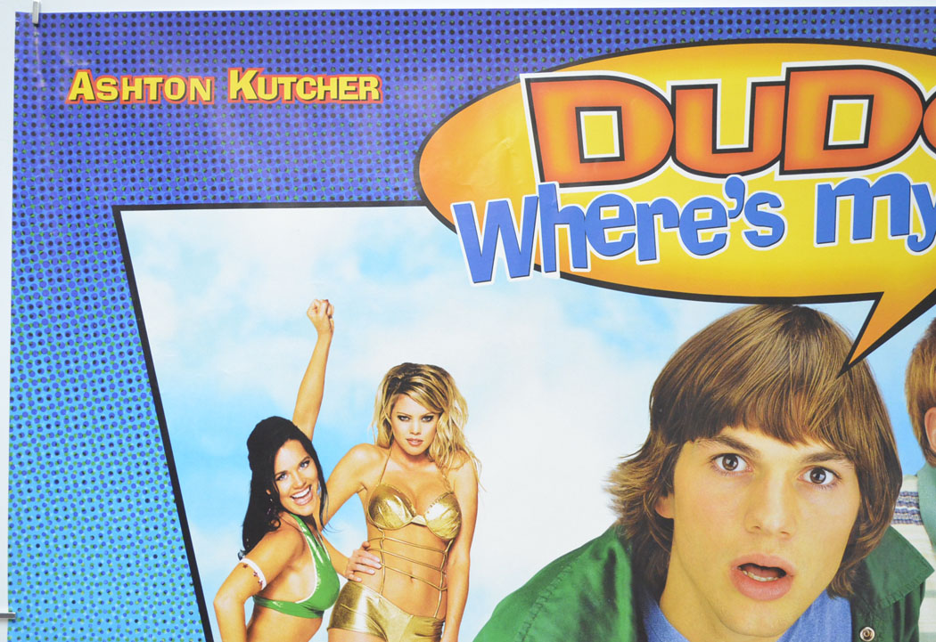 DUDE WHERE’S MY CAR (Top Left) Cinema Quad Movie Poster 