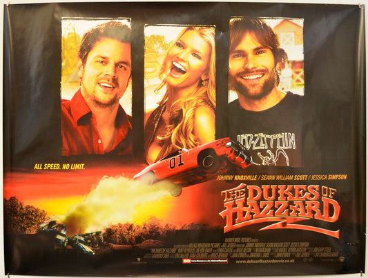 The Dukes Of Hazzard  Original Quad Poster - Film Poster - Movie Poster