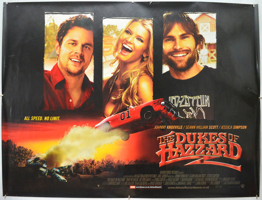 The Dukes Of Hazzard Original Quad Poster - Film Poster - Movie Poster  