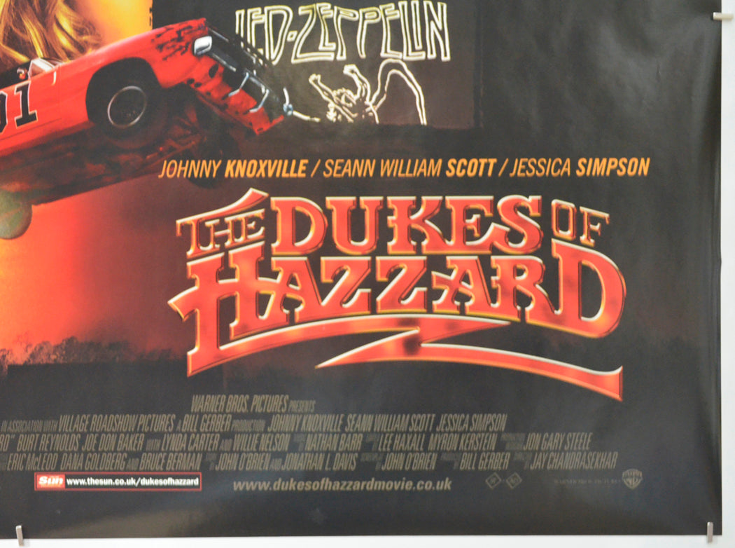 THE DUKES OF HAZZARD (Bottom Right) Cinema Quad Movie Poster 