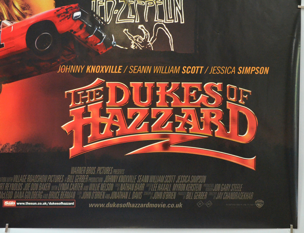 THE DUKES OF HAZZARD (Bottom Right) Cinema Quad Movie Poster 