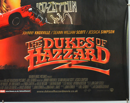 THE DUKES OF HAZZARD (Bottom Right) Cinema Quad Movie Poster 