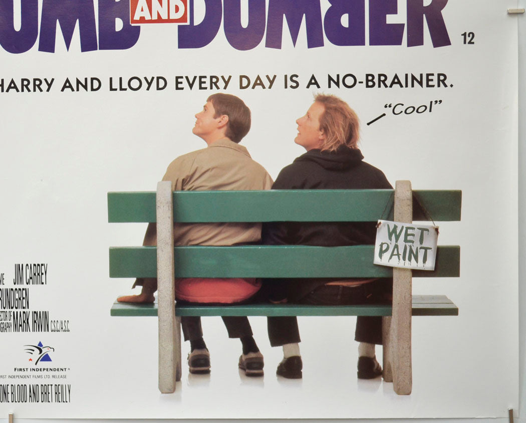 DUMB AND DUMBER (Bottom Right) Cinema Quad Movie Poster 