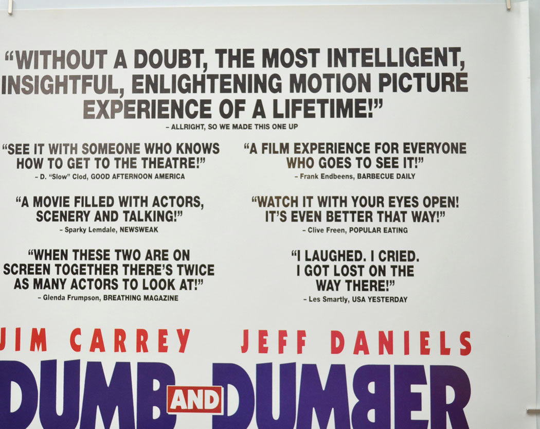 DUMB AND DUMBER (Top Right) Cinema Quad Movie Poster 